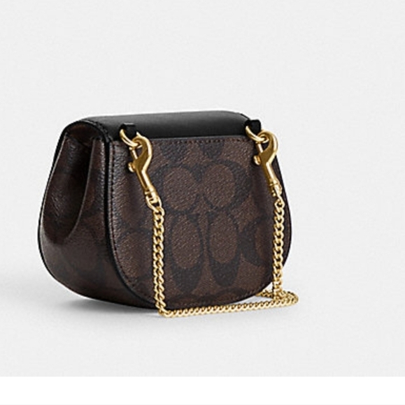 NWT Coach Morgan Card Case On A Chain - Picture 11 of 13